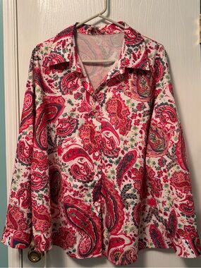 Paisley blouse. Worn once.